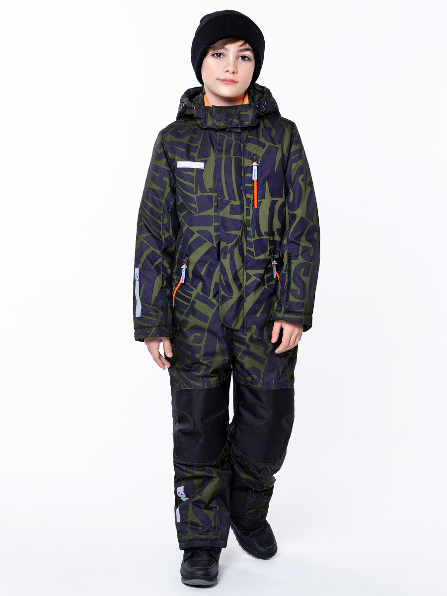 

Комбинезон детский NIKASTYLE 8з1723, хаки/черный, 146, 8з1723