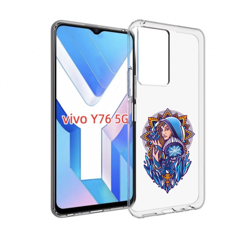 

Чехол MyPads кристал мейден дота 2 для Vivo Y76 5G, Прозрачный, Tocco