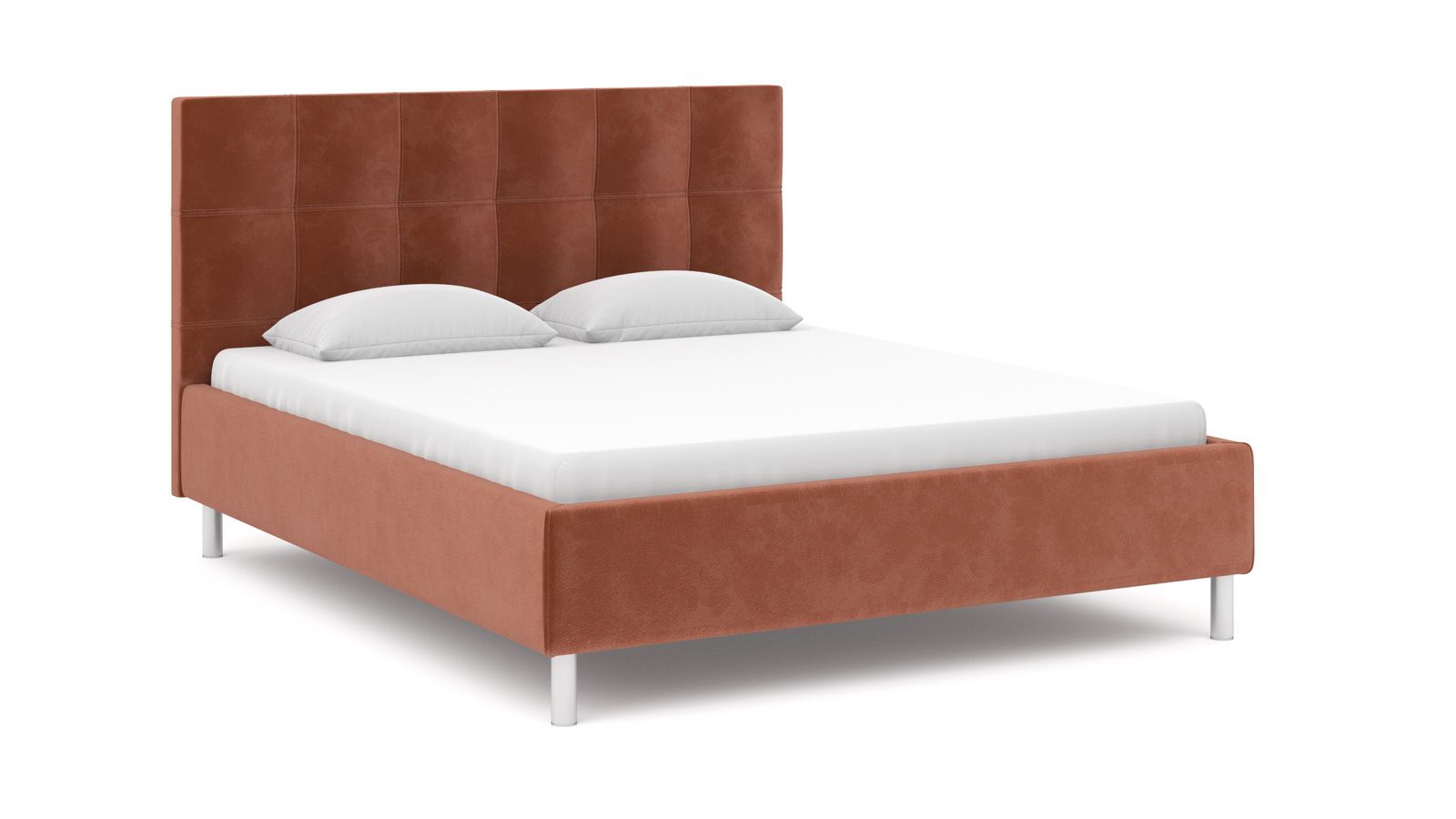 

Кровать Askona Evelin I Sky Velvet 31 160х200, Красный, Evelin I
