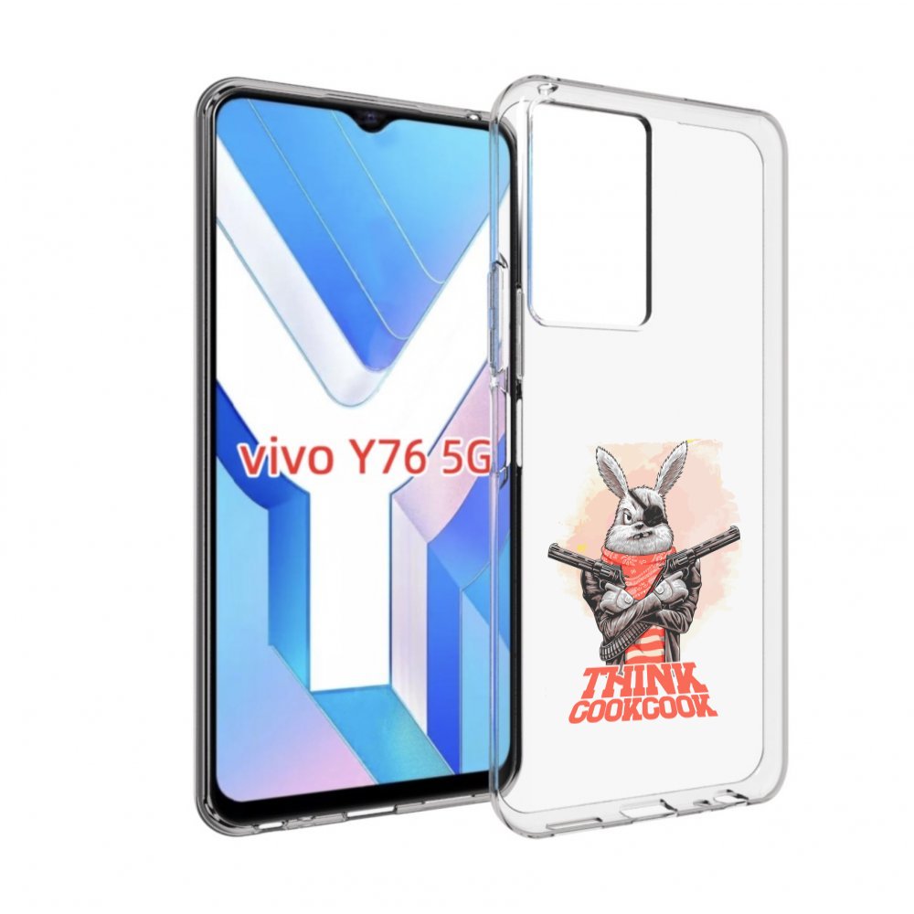 

Чехол MyPads кролик пират для Vivo Y76 5G, Прозрачный, Tocco