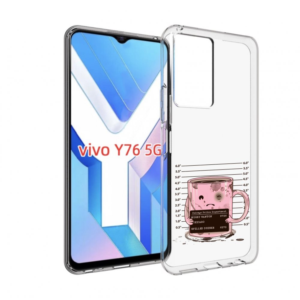 

Чехол MyPads кружка для Vivo Y76 5G, Прозрачный, Tocco