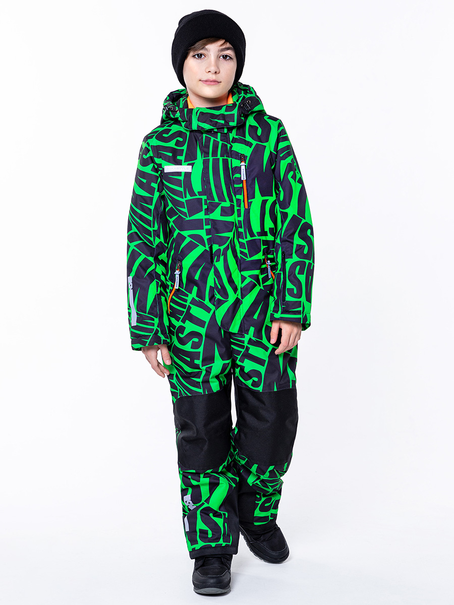 

Комбинезон детский NIKASTYLE 8з1723, салатовый/черный, 140, Зеленый, 8з1723