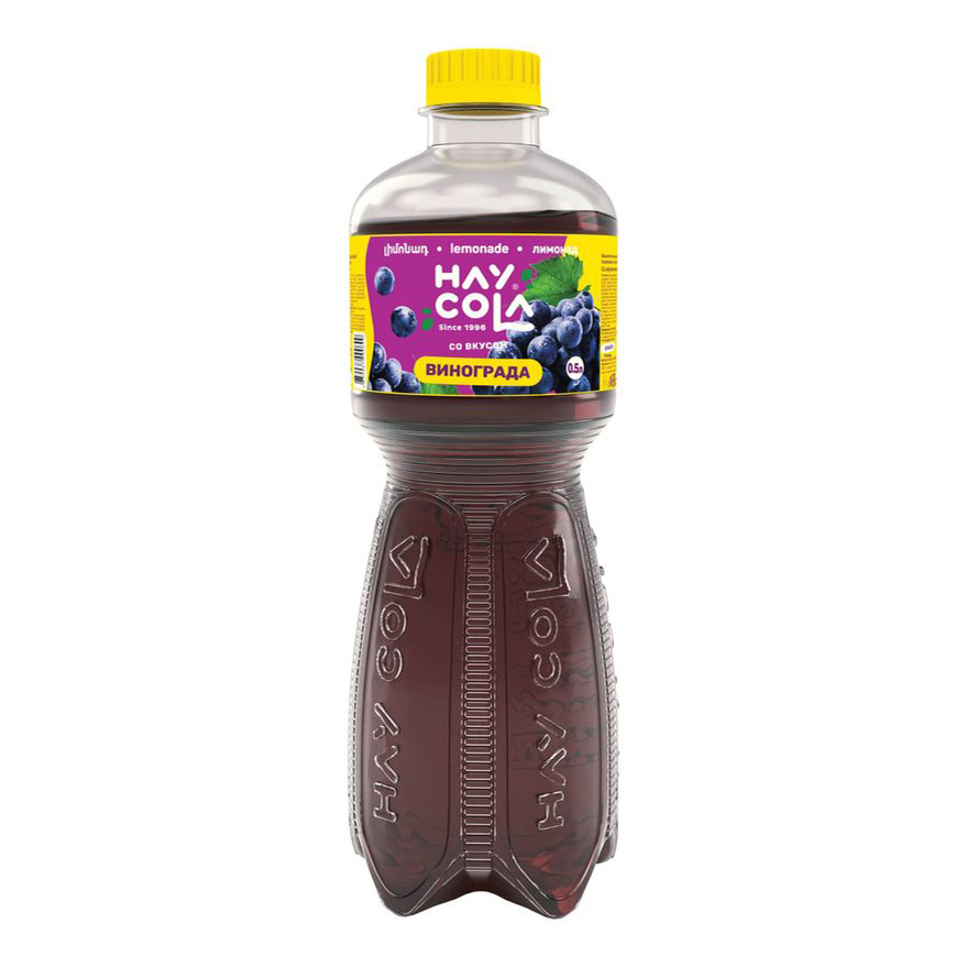 

Газированный напиток Hay Cola со вкусом винограда 0,5 л