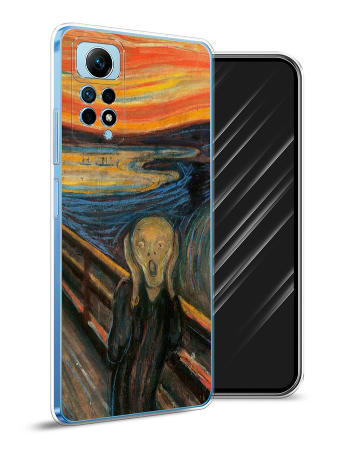 

Чехол Awog на Redmi Note 12 Pro 4G "Крик", Оранжевый;синий;серый, 319050-9