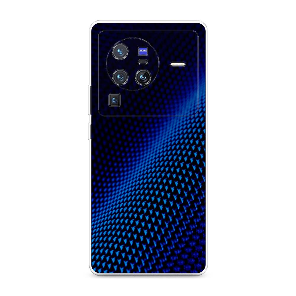 

Чехол Awog на Vivo X80 Pro "Синий карбон", Разноцветный, 266650-3