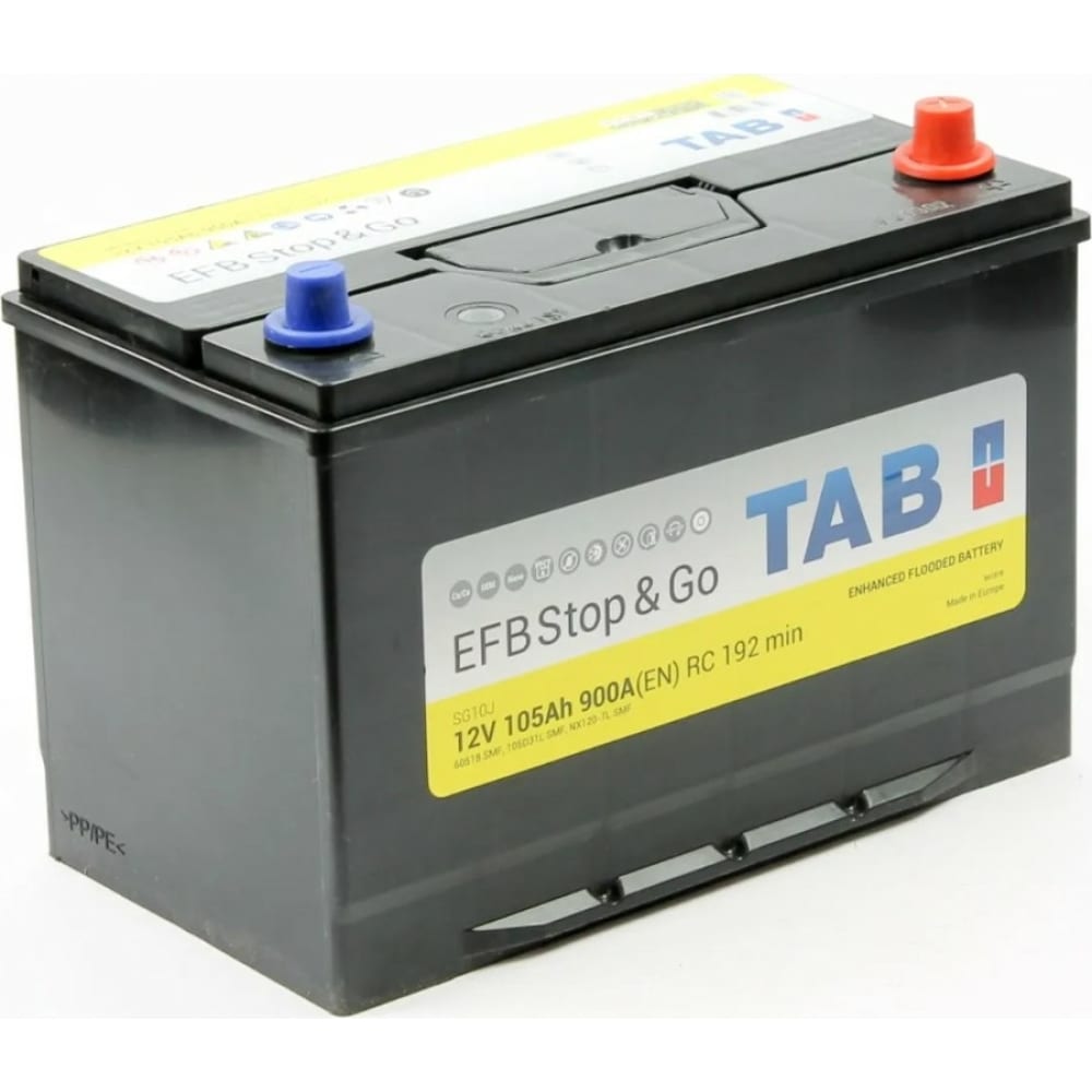 TAB Аккумуляторная батарея EFB Stop&Go 6СТ-105.0 60518 яп.ст. 212005
