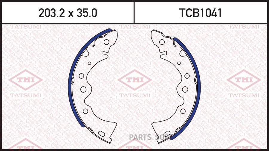 

Тормозные колодки Tatsumi барабанные TCB1041