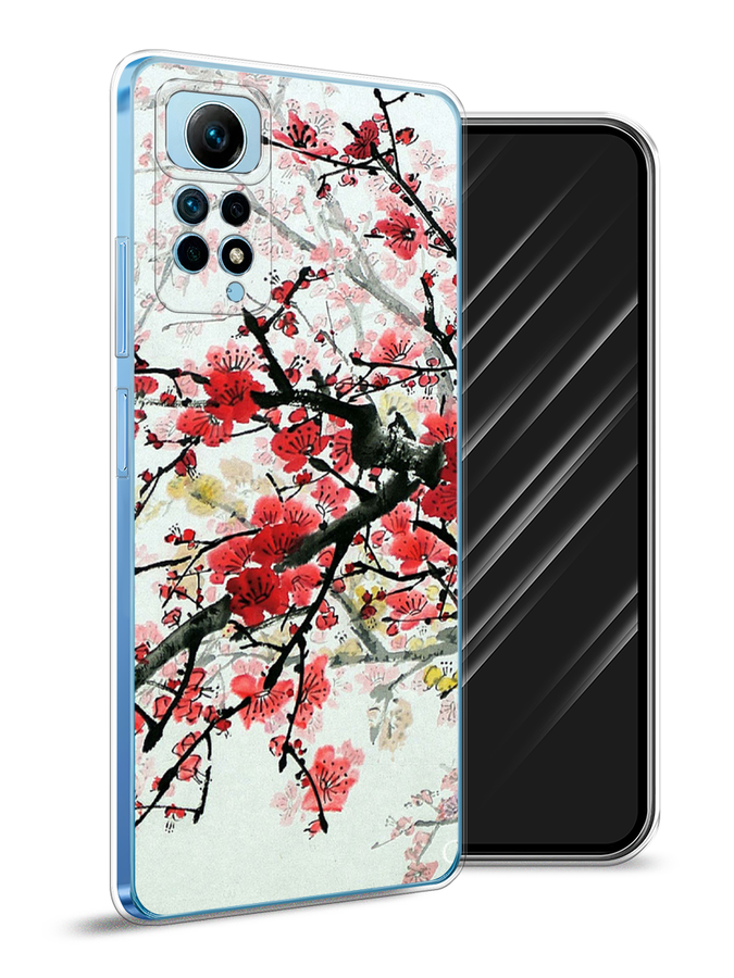 

Чехол Awog на Redmi Note 12 Pro 4G "Сакура", Розовый;черный, 319050-4