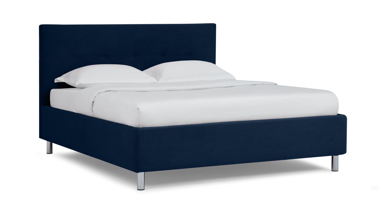 

Кровать Askona Evelin I Sky Velvet 41 160х200, Синий, Evelin I