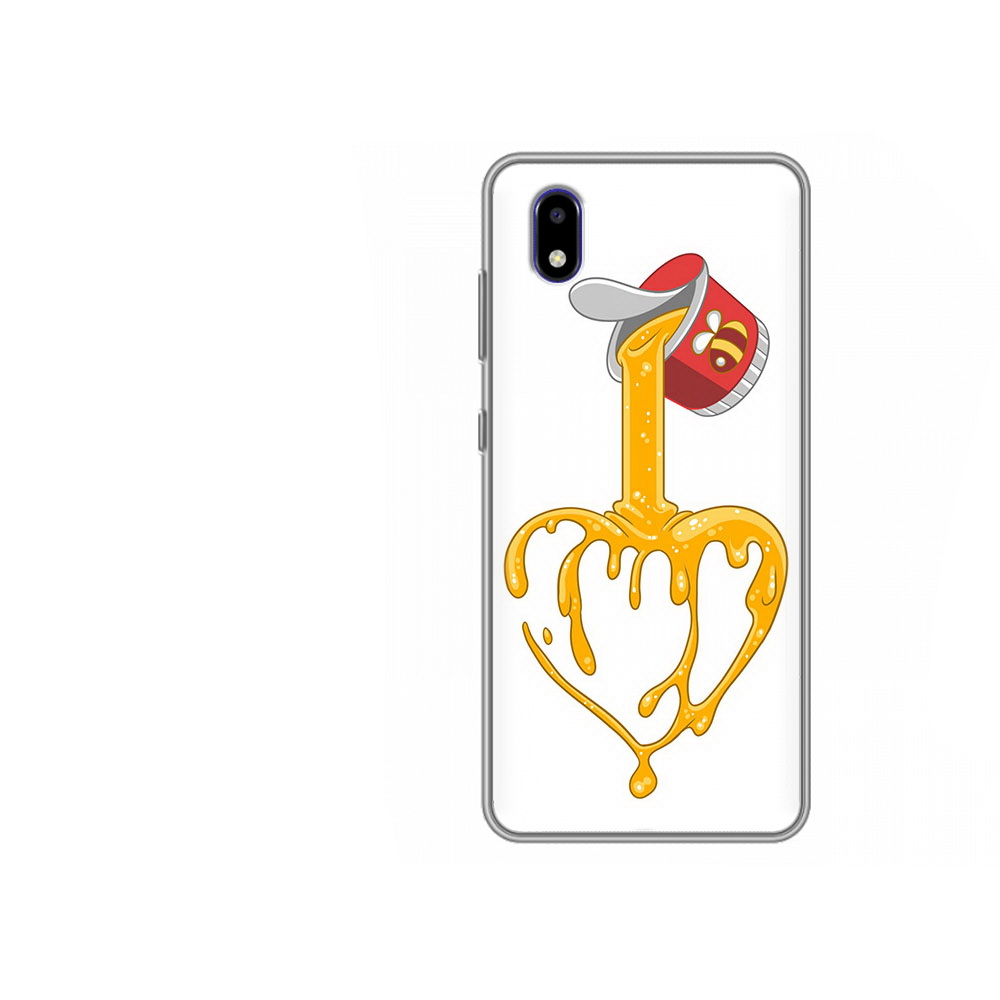 

Чехол MyPads Tocco для ZTE Blade A3 2020 медовое сердце (PT226941.466.471), Прозрачный, Tocco