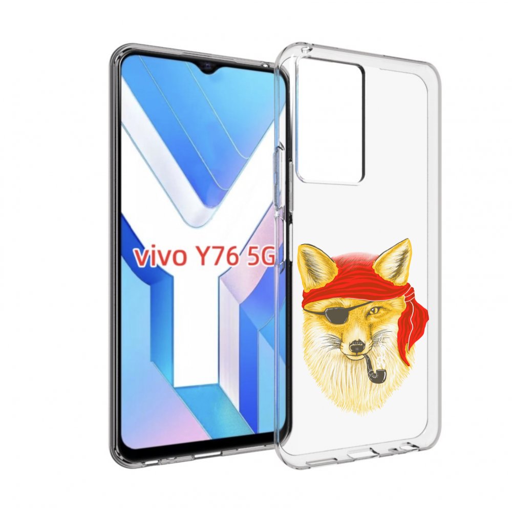 

Чехол MyPads лиса-пират для Vivo Y76 5G, Прозрачный, Tocco