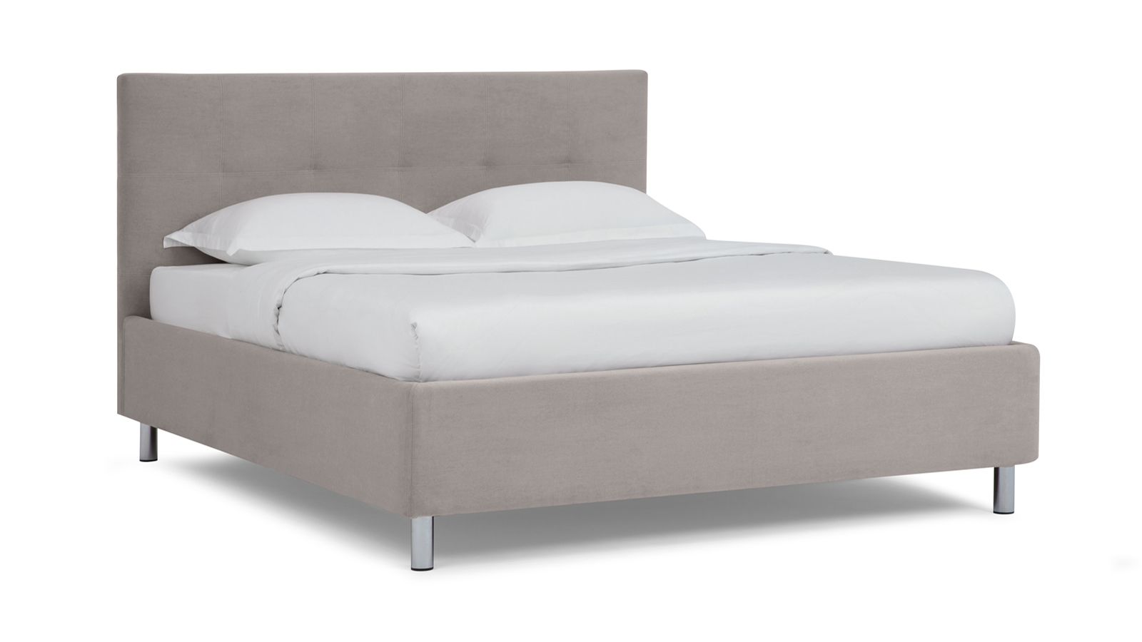 

Кровать Askona Evelin I Casanova Grey 160х200, Серый, Evelin I