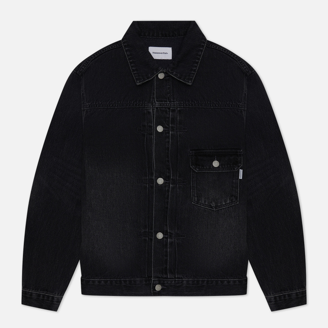 

Джинсовая куртка мужская thisisneverthat TN223WOWLS06-BLK черная S, TN223WOWLS06-BLK
