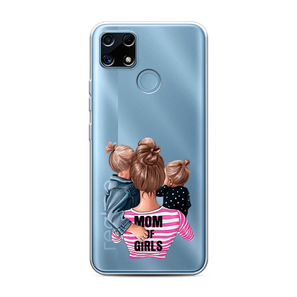 

Чехол Awog на Realme C25/C25s "Mom of Girls", Разноцветный, 256950-6