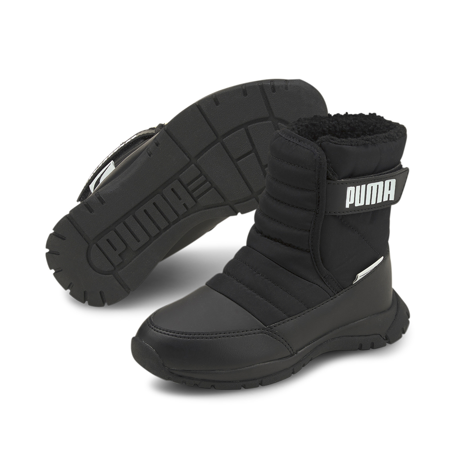 фото Ботинки детские puma nieve boot wtr ac ps цв. черный р. 30