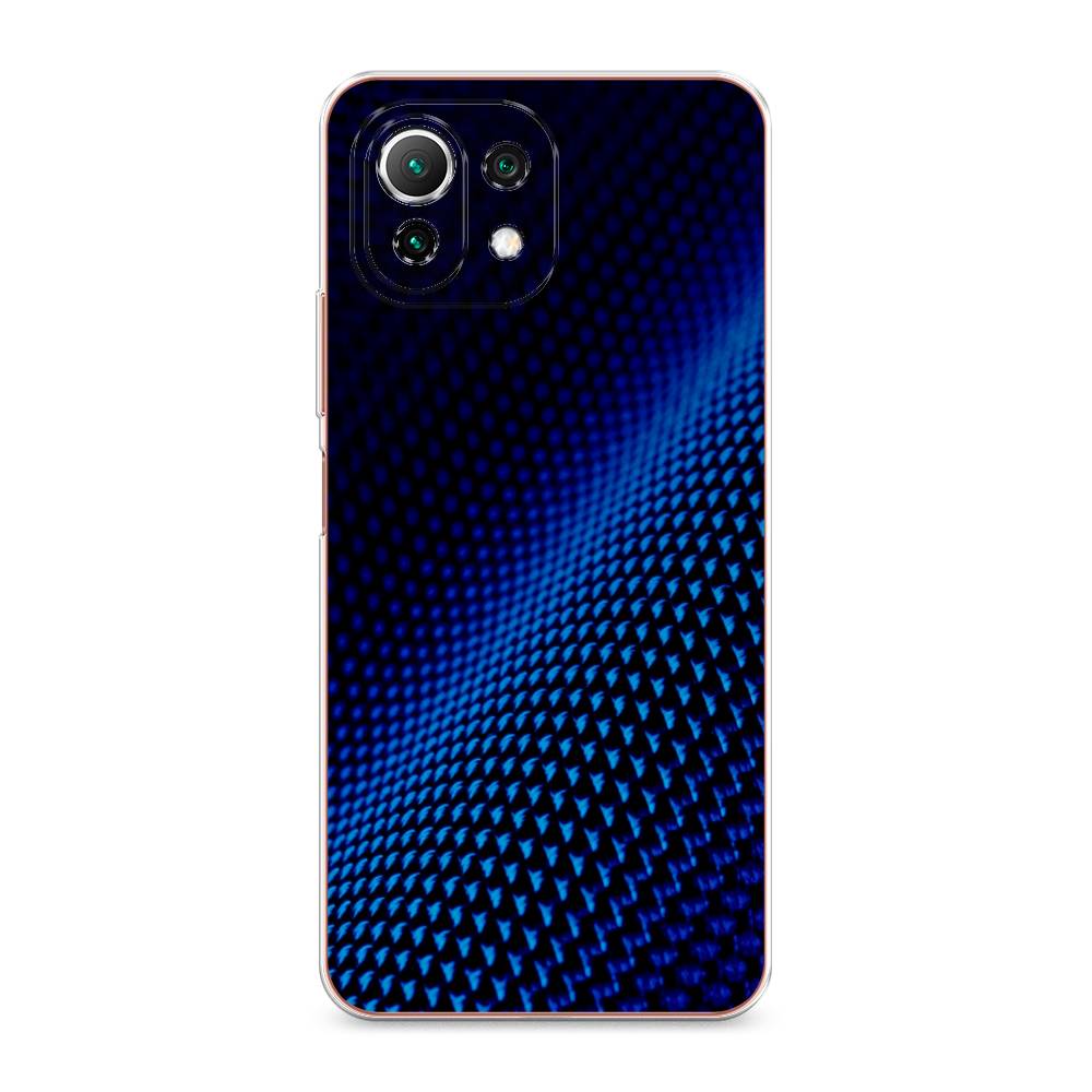 

Чехол Awog на Xiaomi Mi 11 Lite/5G NE "Синий карбон", Разноцветный, 311750-3