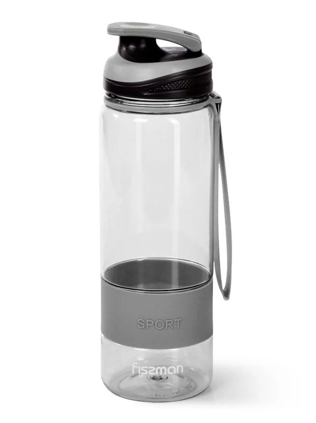 Fissman Пластиковая бутылка для воды 810мл 6933 Серый