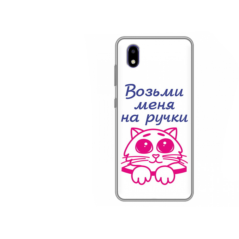 Чехол MyPads Tocco для ZTE Blade A3 2020 мяу (PT226941.466.491)