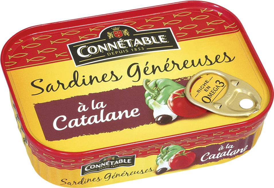 Сардины Connetable Genereuse в каталонском соусе 140г