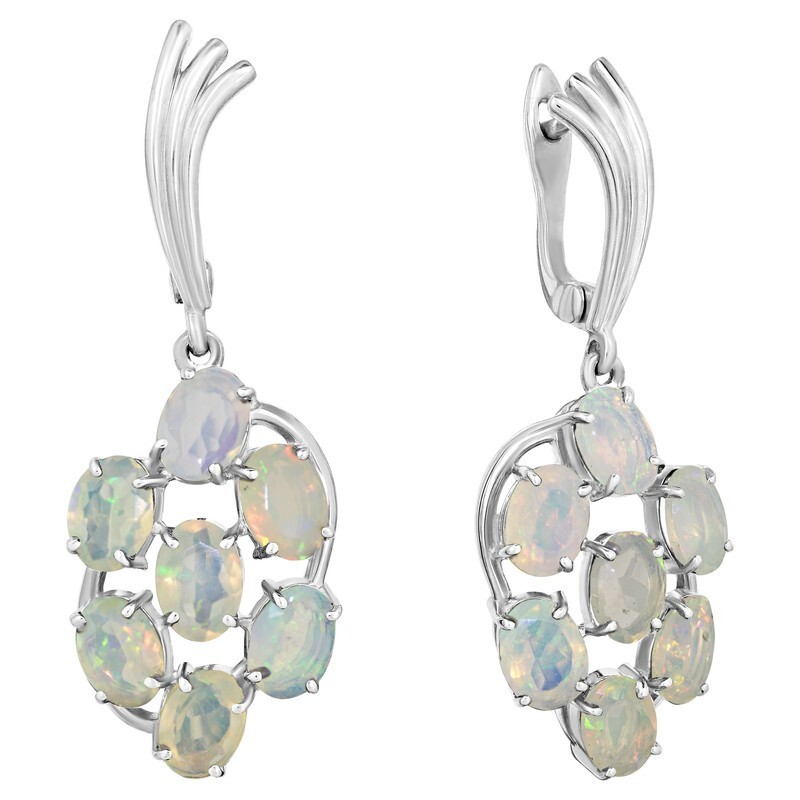

Серьги из серебра с опалом LAZURIT-ONLINE 8202WR, 8202WR