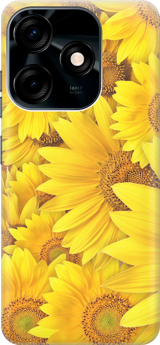 Силиконовый чехол на Tecno Spark 10C с принтом 