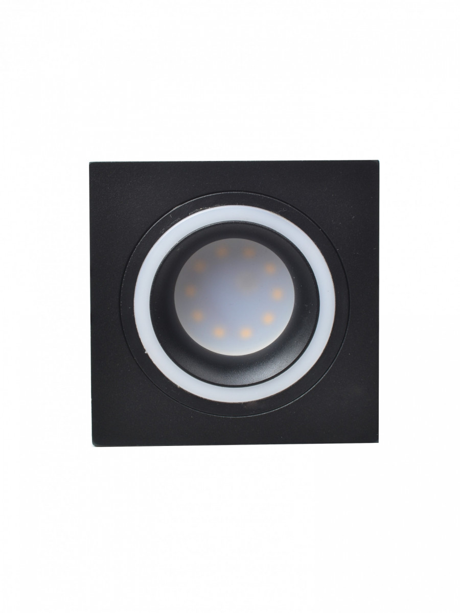 

VEGA 2270BL Светильник встраиваемый, цвет черный, GU10 220V, L 92mm C 92mm H 72mm