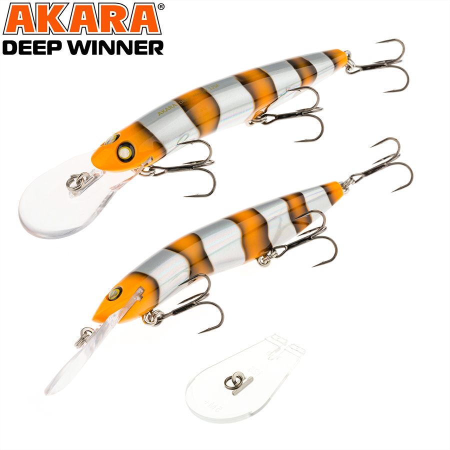 

Воблер Akara Deep Winner 125F 24 гр 6/7 oz 5,0 in A71, Разноцветный, Deep Winner