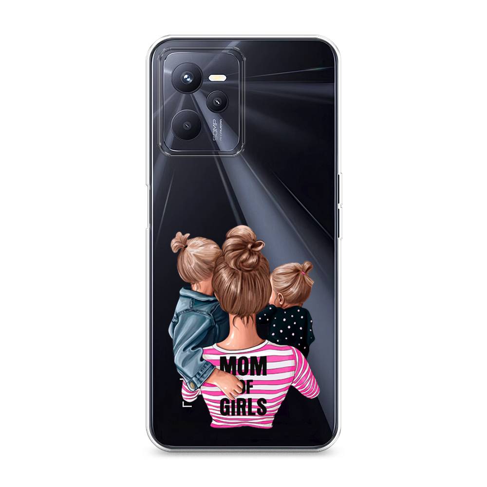 

Чехол Awog на Realme C35 "Mom of Girls", Разноцветный, 259250-6