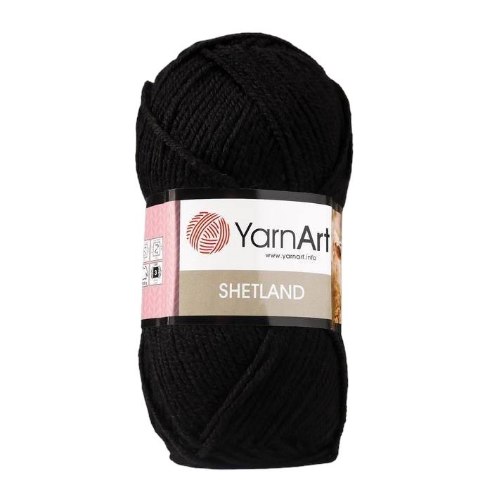 

Пряжа YarnArt Shetland 30% шерсть верджин, 70% акрил 220 м, 1 шт, 100 г, 502 черный, "Shetland" 30% шерсть верджин, 70% акрил 220 м, 1 шт, 100 г, 502 черный