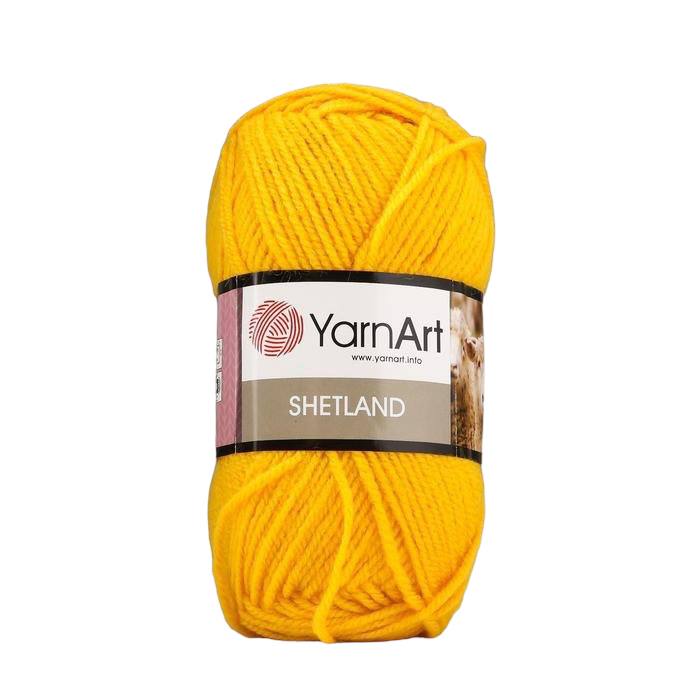 

Пряжа YarnArt Shetland 30% шерсть верджин, 70% акрил 220 м, 1 шт, 100 г, 506 желтый, "Shetland" 30% шерсть верджин, 70% акрил 220 м, 1 шт, 100 г, 506 желтый