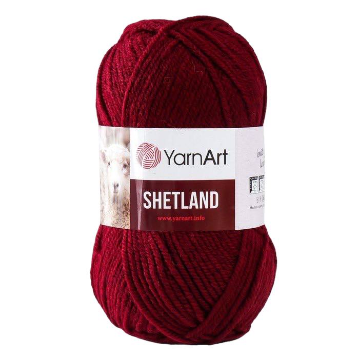 

Пряжа YarnArt Shetland 30% шерсть верджин, 70% акрил 220 м, 1 шт, 100 г, 523 бордо, Бордовый, "Shetland" 30% шерсть верджин, 70% акрил 220 м, 1 шт, 100 г, 523 бордо