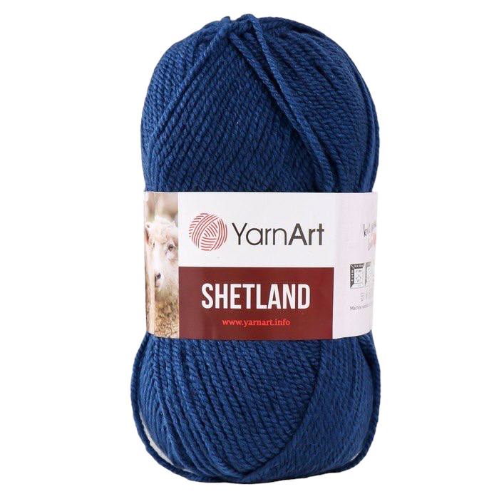 

Пряжа YarnArt Shetland 30% шерсть верджин, 70% акрил 220 м, 1 шт, 100 г, 528 синий, "Shetland" 30% шерсть верджин, 70% акрил 220 м, 1 шт, 100 г, 528 синий