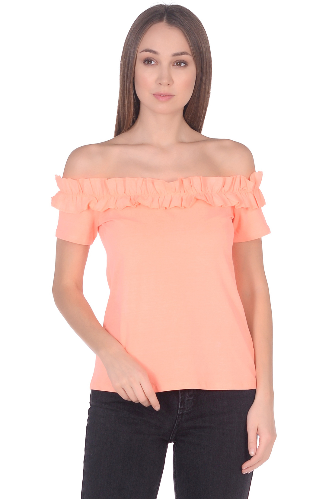 

Блуза женская Baon B239082 оранжевая XXL, B239082