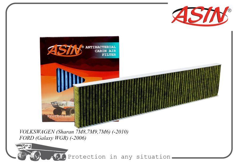

Фильтр салон. 7M3819644A ASINFC2733A антибакт уголь VW Sharan 7M8,7M9,7M6 -10 FORD Galaxy, ASIN.FC2733A