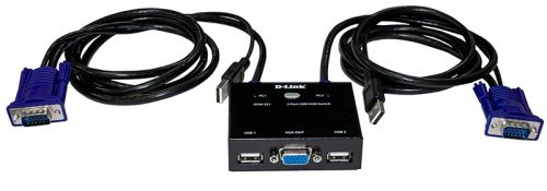 фото Переключатель kvm d-link kvm-221