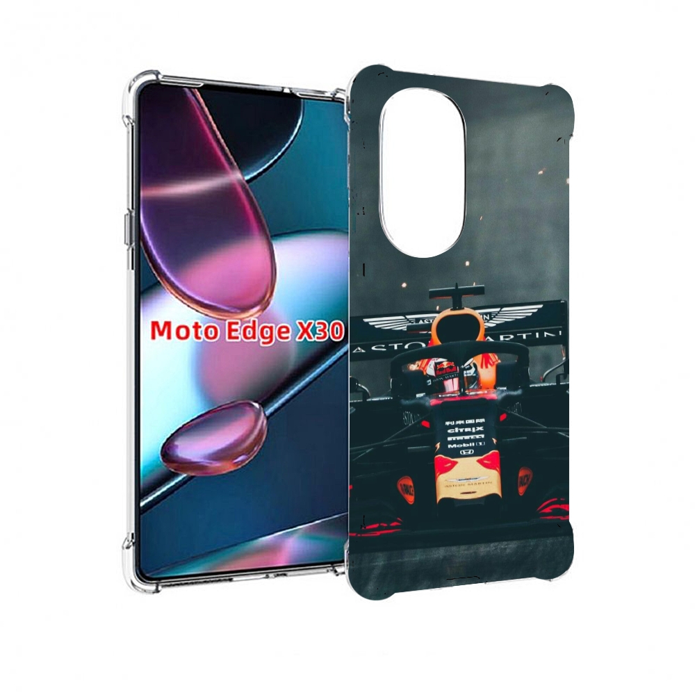 

Чехол MyPads формула 1 астон мартин для Motorola Moto Edge X30, Прозрачный, Tocco