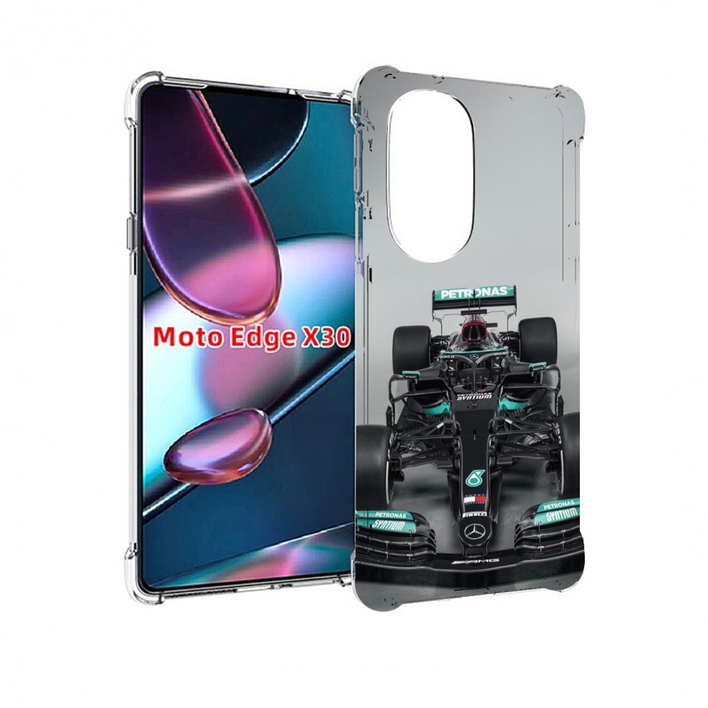 

Чехол MyPads формула 1 мерседес для Motorola Moto Edge X30, Прозрачный, Tocco