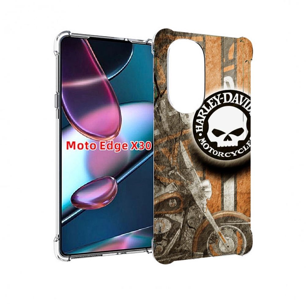 

Чехол MyPads харлеи девидсон для Motorola Moto Edge X30, Прозрачный, Tocco
