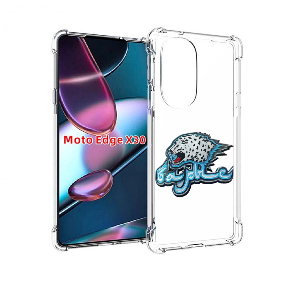 

Чехол MyPads хк барыс нур-султан копия для Motorola Moto Edge X30, Прозрачный, Tocco
