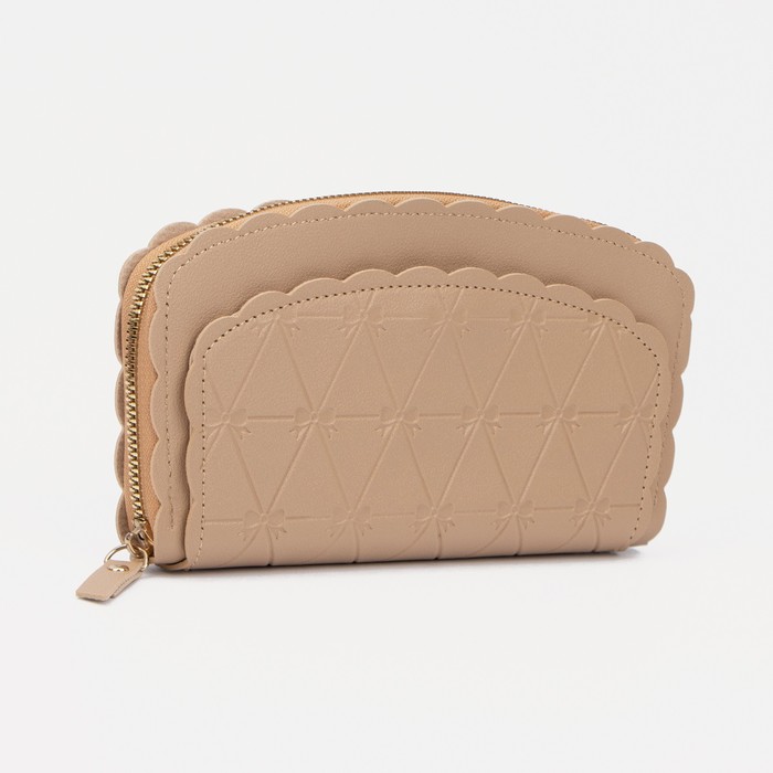 

Кошелек женский NoBrand 7708965, бежевый, 7708965