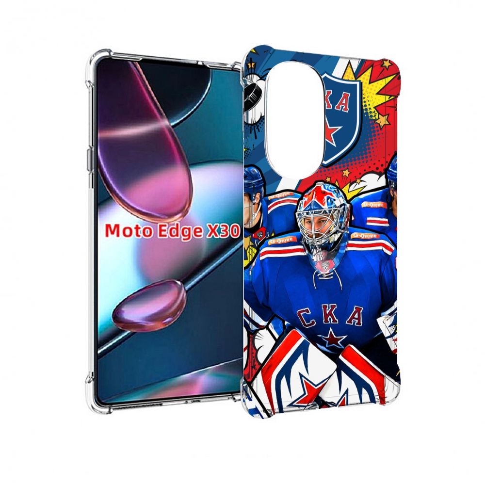 

Чехол MyPads хк ска спб мужской для Motorola Moto Edge X30, Прозрачный, Tocco