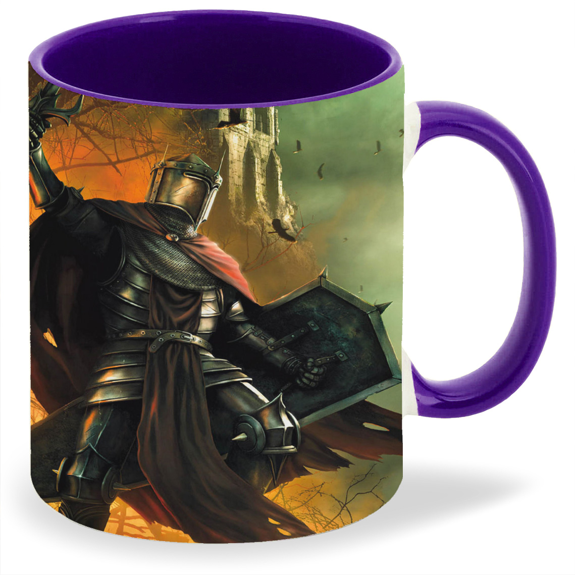 

Кружка CoolPodarok battleknight Светлый и тёмный рыцари, battleknight Светлый и тёмный рыцари