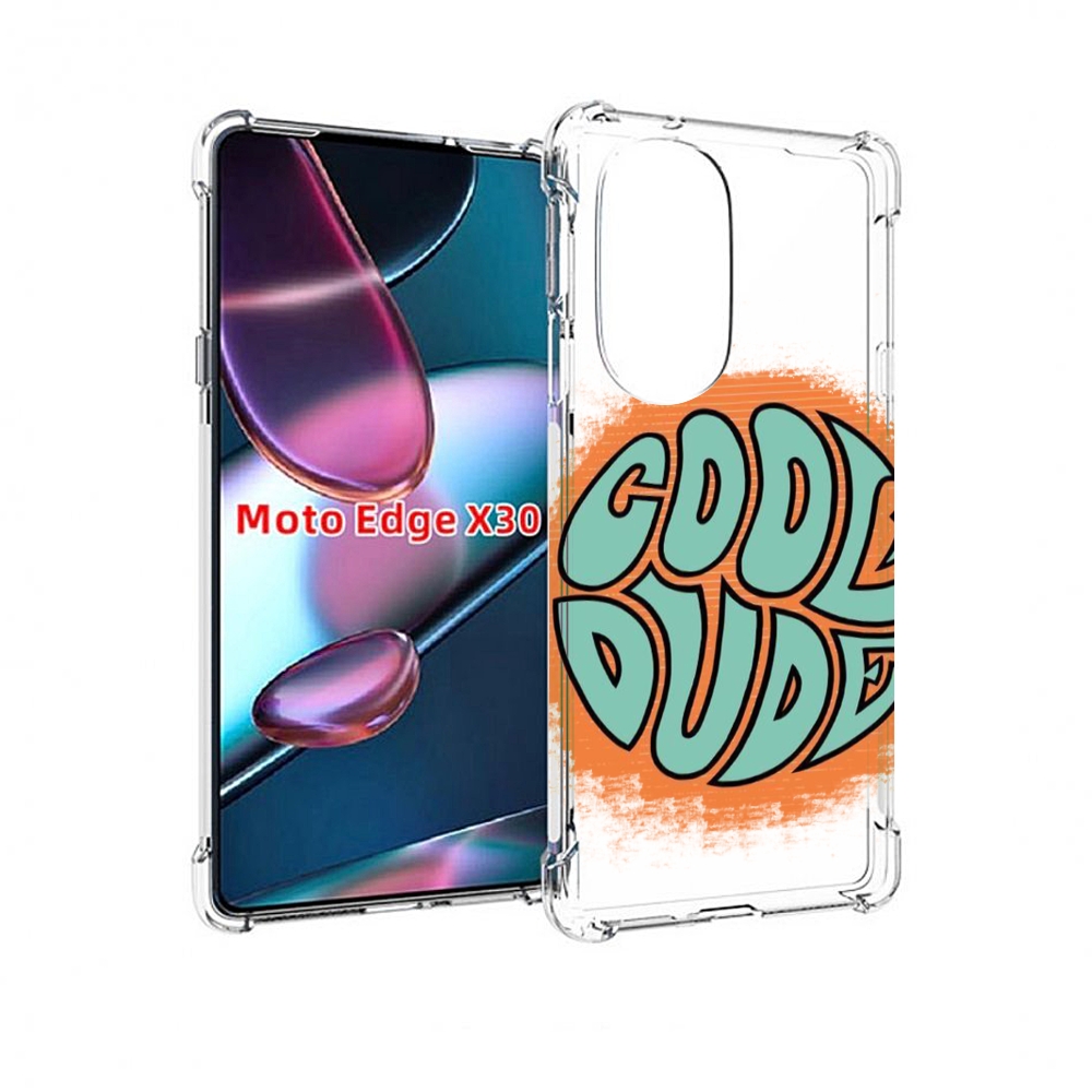 

Чехол MyPads хороший приятель для Motorola Moto Edge X30, Прозрачный, Tocco