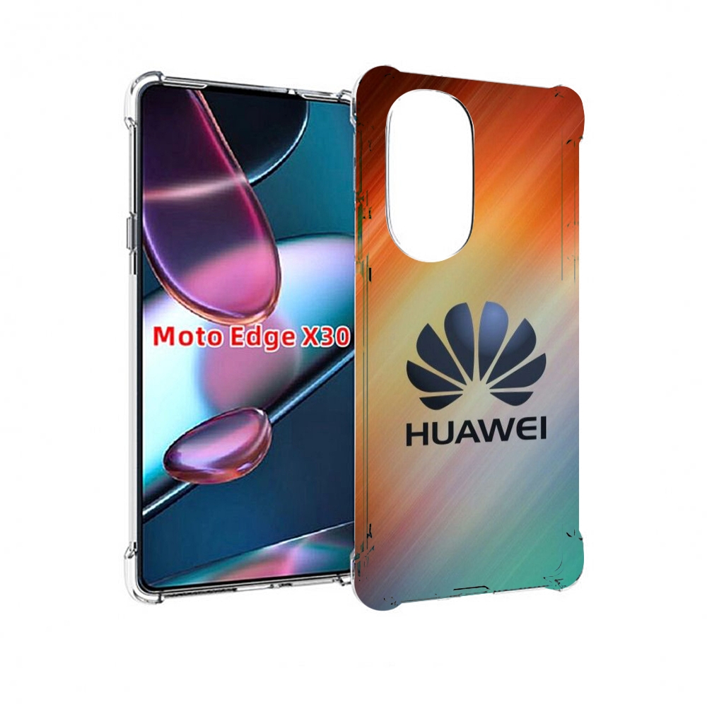 

Чехол MyPads хуавей на фоне сияния для Motorola Moto Edge X30, Прозрачный, Tocco