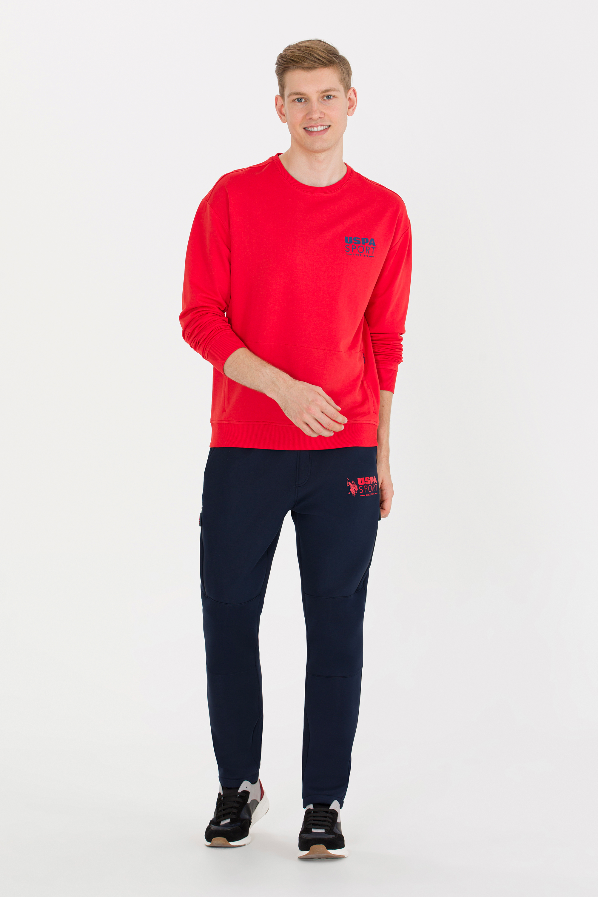 

Спортивные брюки мужские U.S. POLO Assn. G081SZ0OP0BABVE синие L, Синий, G081SZ0OP0BABVE