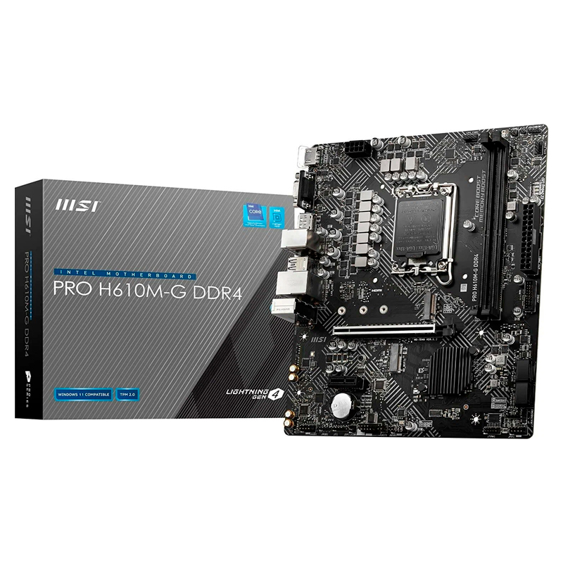 

Материнская плата MSI Pro H610M-G DDR4, Pro H610M-G DDR4