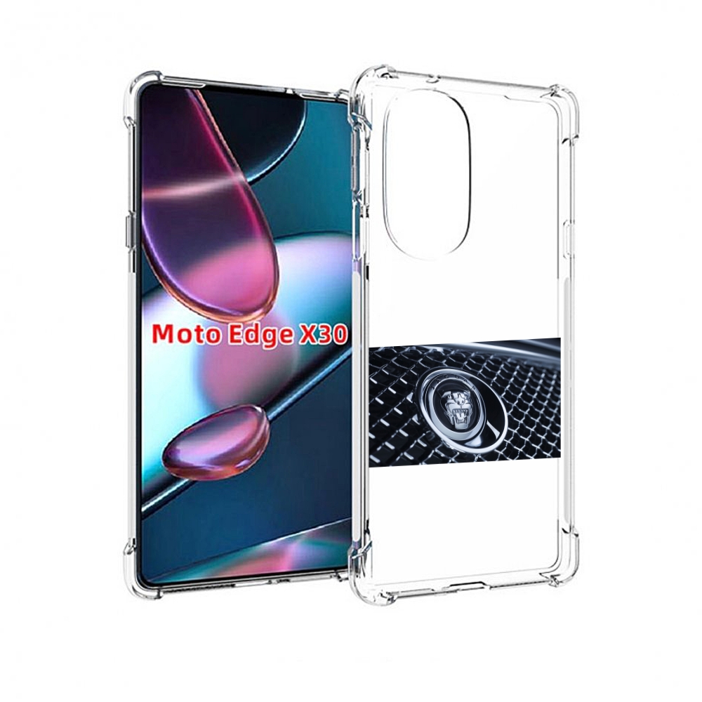 

Чехол MyPads ягуар jaguar 2 для Motorola Moto Edge X30, Прозрачный, Tocco