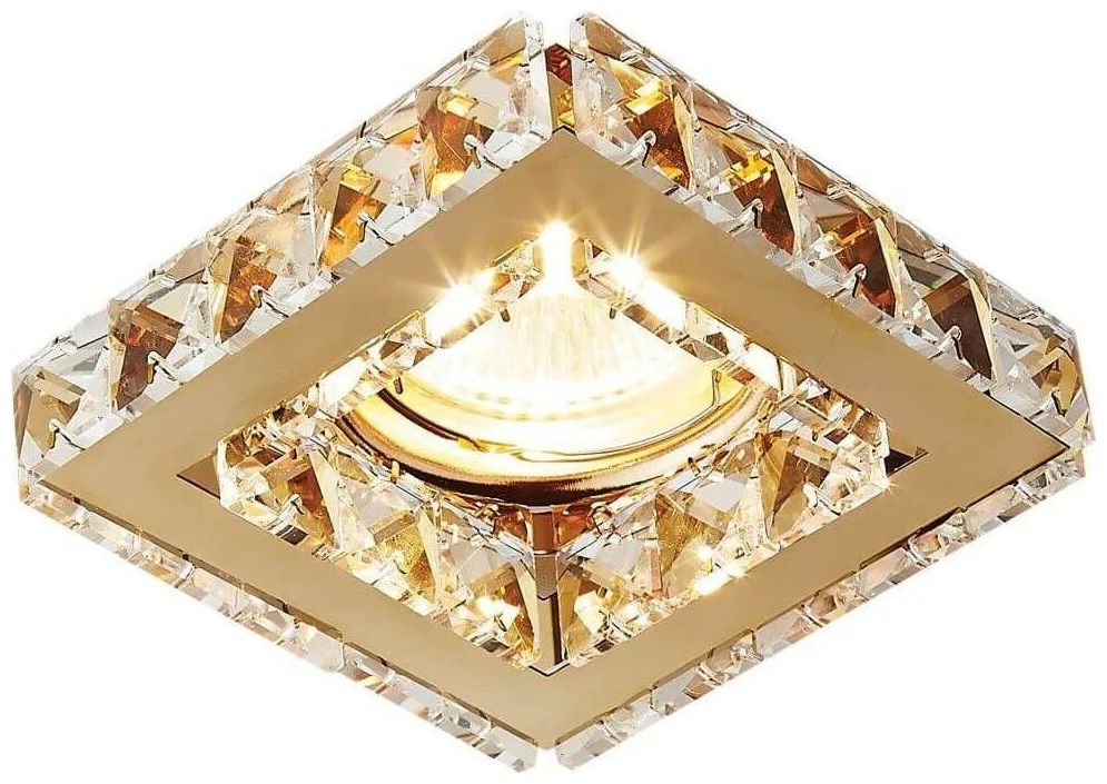 

Встраиваемый светильник Ambrella light Crystal K110 CL/G