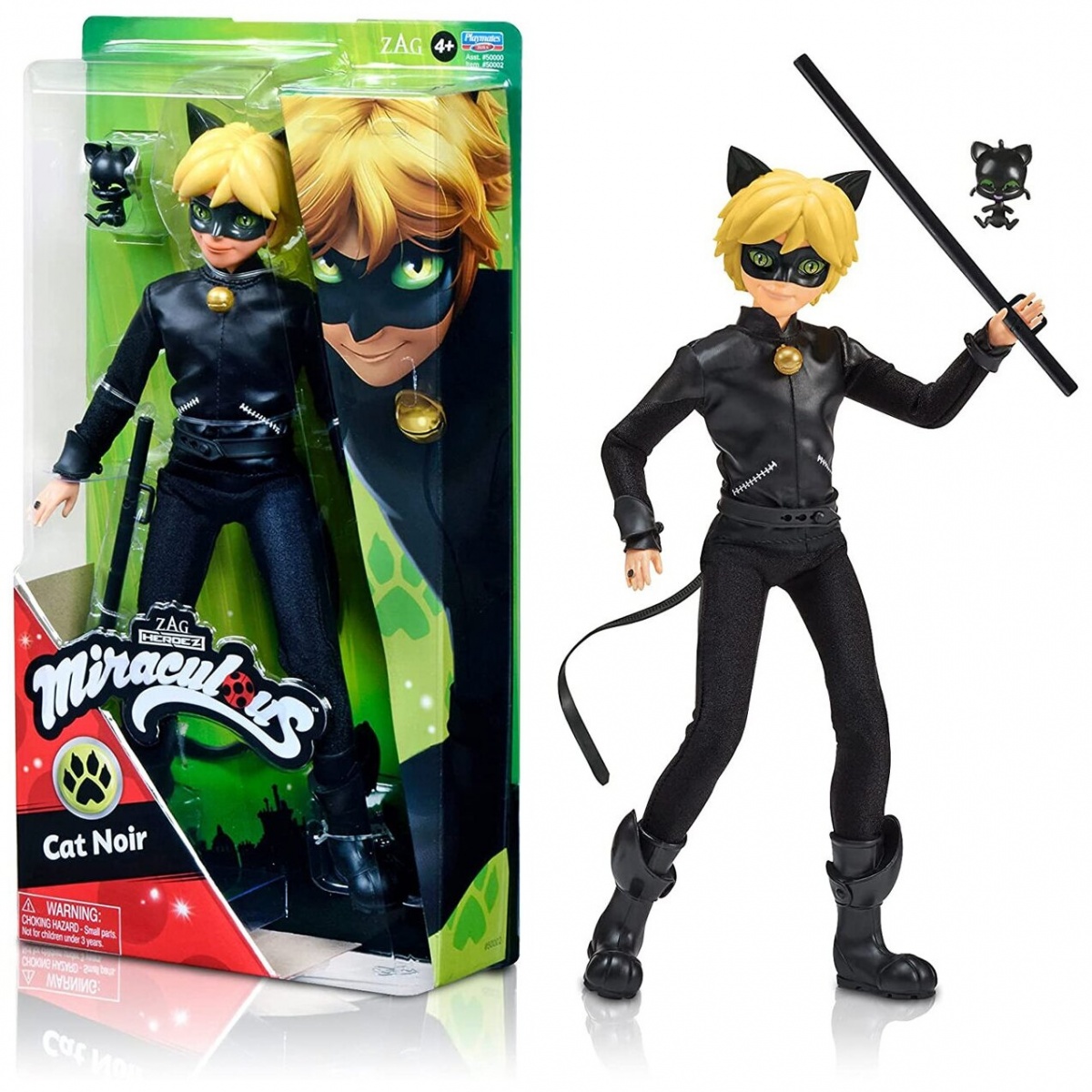 Кукла Miraculous Cat Noir Супер-Кот с аксессуарами 27 см P50002 LadyBug