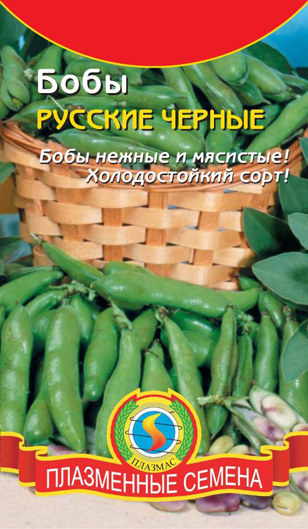 

Семена бобы Плазмас Русские черные 2724 1 уп.